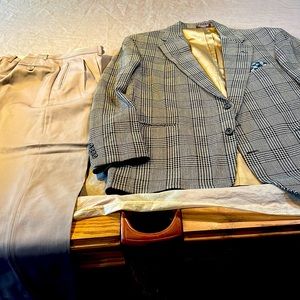 High end men’s suits and sports jacket big and tall